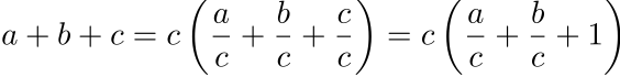 Factoring out the largest value in a sum